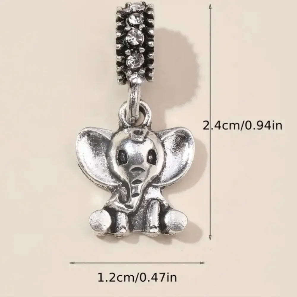 BOHO  ELEPHANT  Charm Will FIT Pandora and other European Systems